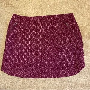 Title Nine Rogue Activewear Skirt Berry Print